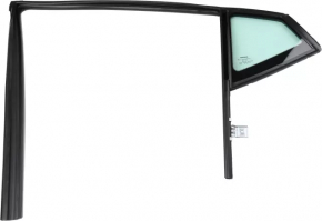 Rear left glass seal Nissan Maxima A36 16- with window, guide is deformed