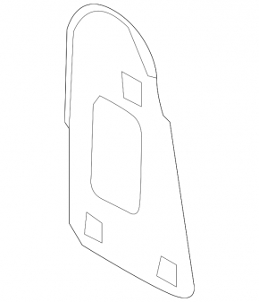 TV bracket radiator panel right Audi Q5 8R 09-17