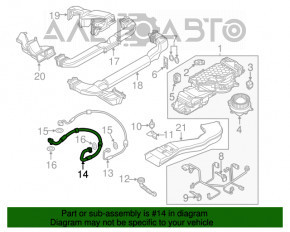 Battery Cooling System Pipe VVB Audi Q5 8R 13-16 Release