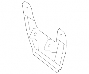 Mercedes GLC 20-22 AMG rear bumper central bracket (package)