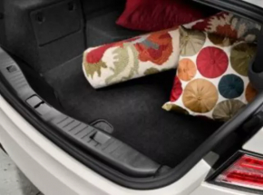Trunk mat Lincoln MKZ 13-20 hybrid, cloth black, used
