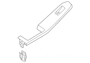 Front Right Window Regulator Cover Ford Escape MK4 20- Structure