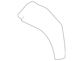 Right rear window molding Land Rover Range Rover Velar 18-23