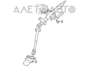 Cardan housing for Mitsubishi Galant 04-12