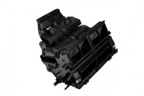 The bare heater housing of a 1919 Cadillac CTS