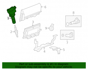 Ignition Coil Acura ILX 13-15