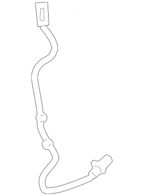 Rear left ABS sensor BMW 5 GT F07 10-17