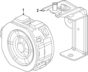Honda CRV 23- Warning Light Bracket