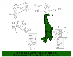 Front right axle shaft for Lexus LS 08-17 AWD