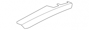 Front right door trim armrest for Audi Q7 4L 10-15, black eco-leather