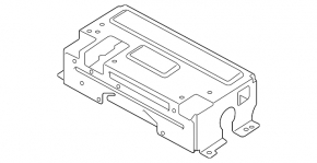 Audi Q8 19-25 Upper MHEV 48V Battery Bracket