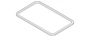 Inner hatch seal BMW 3 F30 12-18 beige, dry cleanable