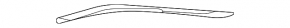 Front bumper molding upper right Toyota Venza 21- chrome