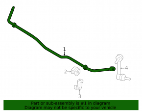 Nissan Pathfinder 13-20 Rear Stabilizer Bar 27mm