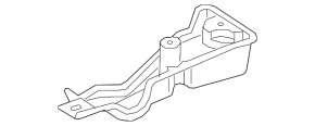 Rear left underbody protection for Toyota Rav4 13-18