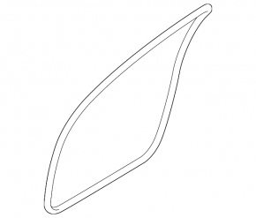 Door seal front right Infiniti Q50 14-20