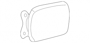 Lexus ES300 ES330 fuel filler door