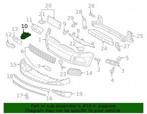 Rear view camera for the Audi A7 12-18