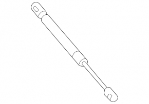 Left tailgate shock absorber for Audi Q5 8R 09-17
