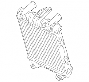 Additional cooling radiator for Audi S4 17-25