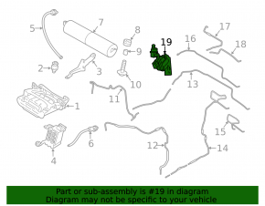 Front left body tilt sensor Porsche Panamera 10-16