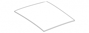 Panoramic glass central Mercedes W167 GLE 350 450 20-23