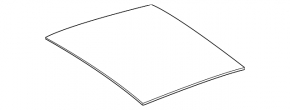 Panoramic glass central Mercedes W167 GLE 350 450 20-23