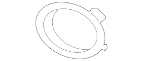 Right fog light frame for Mazda 3 14-16 BM (pre-restored)