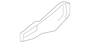 Rear right door handle mechanism Mazda CX-7 06-09