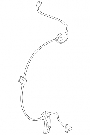 Rear left ABS sensor Mazda 6 14-17