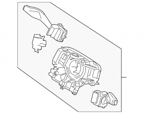 Ford Edge 19-24 Steering Wheel Switch Assembly