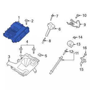 Block ECU engine computer Ford Explorer 20-24 3.0T