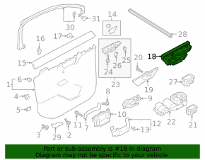 Lincoln Corsair 20-26 10-position front left seat control