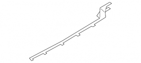Lincoln Corsair 20-26 rear bumper lip bracket for towbar