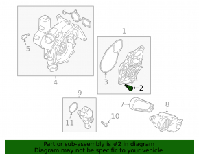 Thermostat housing VW Jetta 11-18 USA 1.8T