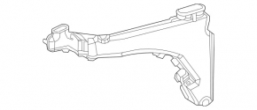 Mercedes W167 GLE 350 450 20-24 washer reservoir for 1 engine, with sensor