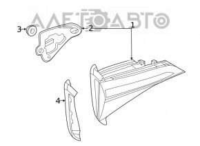 Light inside trunk lid right VW Jetta 19-