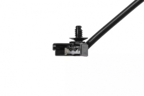 Chevrolet Volt 11-15 black driver's seat belt latch with wire