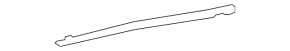 Rear bumper mounting strip right Mercedes W221 06-13