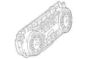 Mercedes CLA 14-19 climate control, worn out buttons