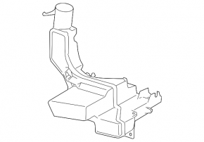 Upper washer reservoir VW CC 08-17 for headlight washer