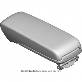 Chevrolet Bolt 17-21 armrest, dark gray leather