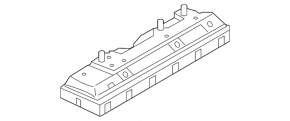 Airbag knee passenger right Audi A6 C8 19-
