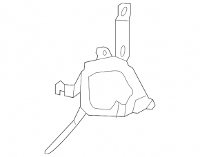 Bracket for the drive of the trunk door BMW 4 F36 15-20 Gran Coupe