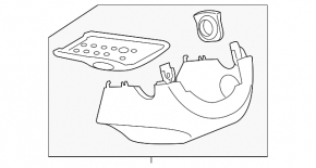 Steering column frame VW Passat b8 16-19 USA