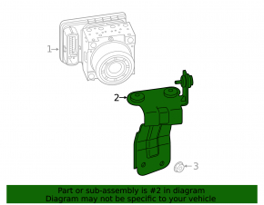 ABS Bracket Kia Forte 19-21