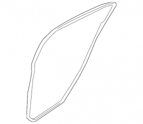 Rear left door seal for Infiniti G25 G35 G37 4d 06-15