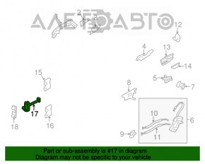 Door limiter rear right Hyundai Azera 12-17