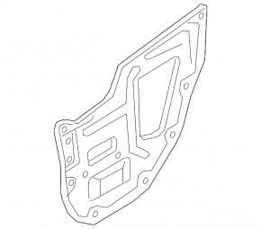 Inner door panel, rear right, Infiniti QX50 19-20