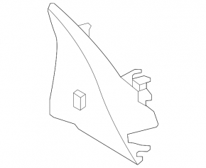 Upper left front panel trim for temperature sensor Kia EV6 22-24
